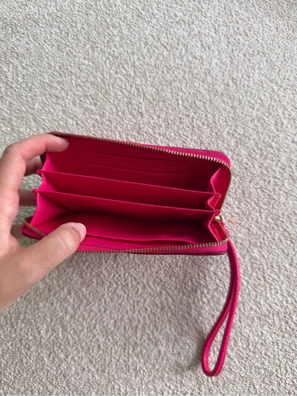 Hot Pink Coach Wristlet